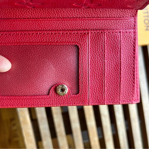 Red Monogram wallet-NIB! - Picture 6 of 9